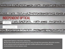 Tablet Screenshot of independentoptical.org